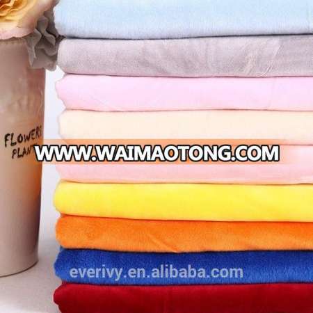 95% Polyester 5% Spandex Super Soft Blend Elastic Fleece Fabric